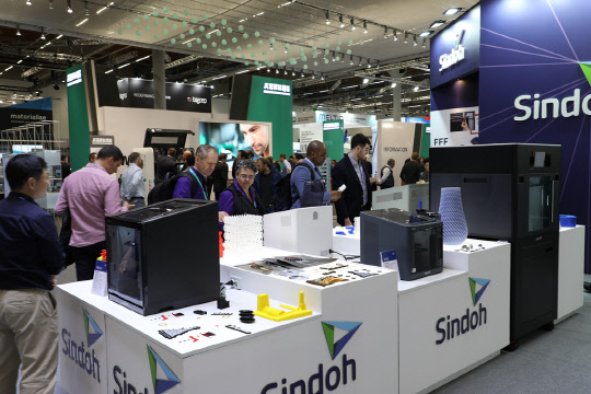 폼넥스트 2019 신도리코 부스 현장.    신도리코 제공